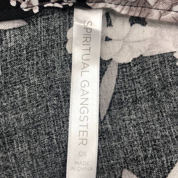 Spiritual Gangster Maya Floral Kimono Robe Tunic Top One Size - Picture 8 of 9